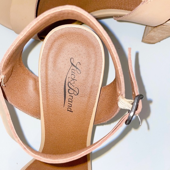 Lucky Brand ankle strap leather heels - Picture 2 of 6